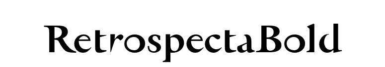 RetrospectaBold font preview