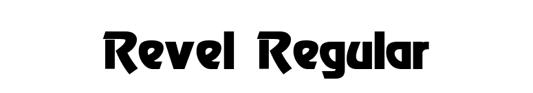 Revel Regular font preview
