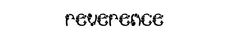 reverence font preview