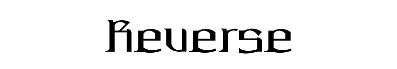 Reverse font preview