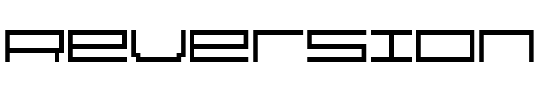 Reversion font preview