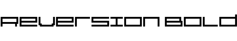 Reversion Bold font preview