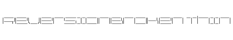 ReversionBroken Thin font preview