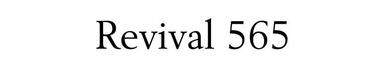 Revival 565 font preview