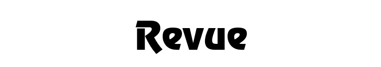 Revue font preview