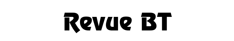 Revue BT font preview