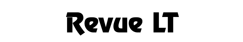 Revue LT font preview