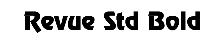 Revue Std Bold font preview
