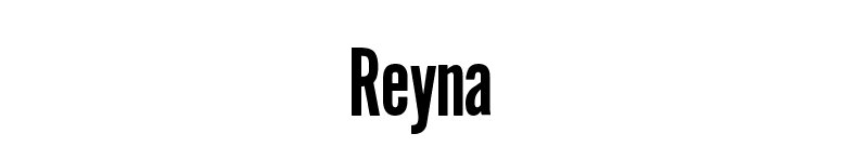 Reyna font preview
