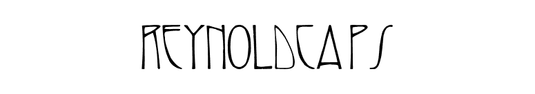 ReynoldCaps font preview