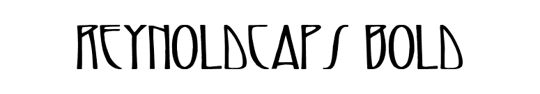 ReynoldCaps Bold font preview