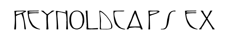 ReynoldCaps Ex font preview
