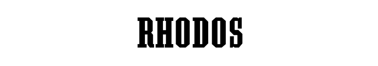 Rhodos font preview