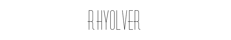 RhyOlver font preview