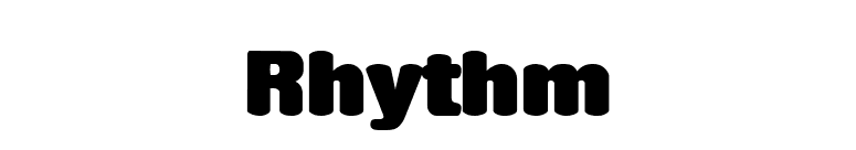Rhythm font preview
