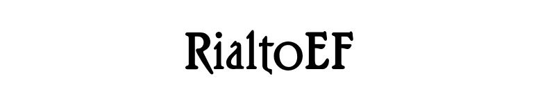 RialtoEF font preview