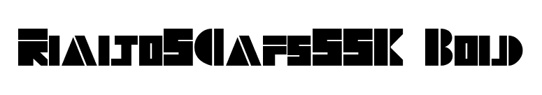 RialtoSCapsSSK Bold font preview