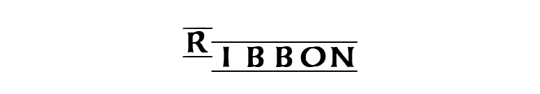 Ribbon font preview