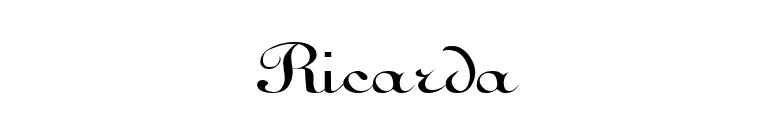 Ricarda font preview