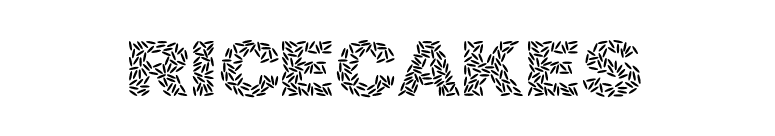 Ricecakes font preview