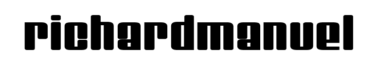 RichardManuel font preview