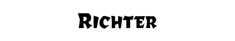 Richter font preview