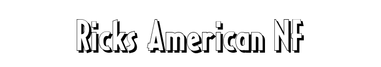 Ricks American NF font preview