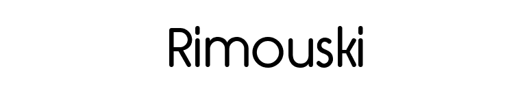 Rimouski font preview