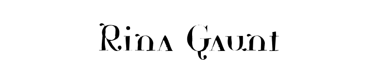 Rina Gaunt font preview