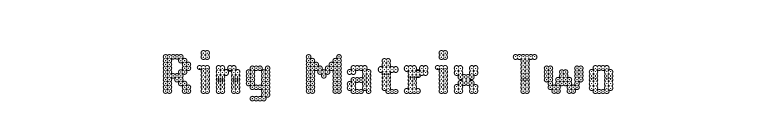Ring Matrix Two font preview