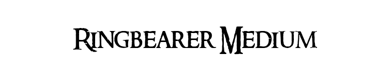 Ringbearer Medium font preview