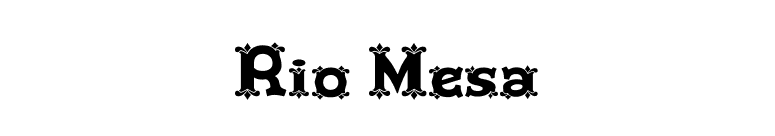 Rio Mesa font preview