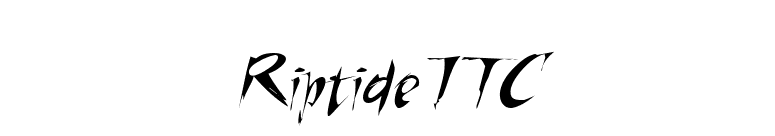 Riptide ITC font preview