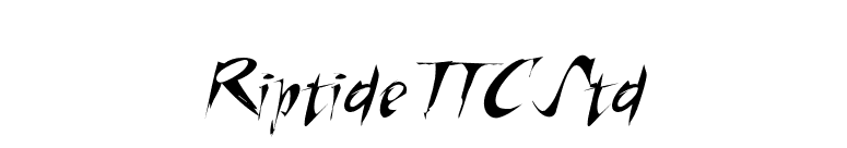 Riptide ITC Std font preview