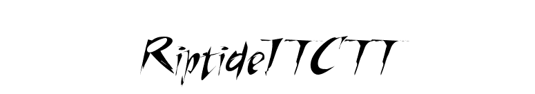 RiptideITC TT font preview