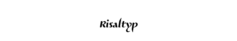 Risaltyp font preview