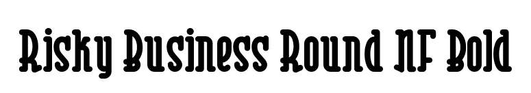 Risky Business Round NF Bold font preview