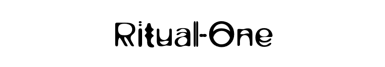 Ritual-One font preview