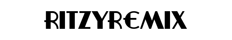 RitzyRemix font preview