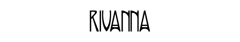 Rivanna font preview