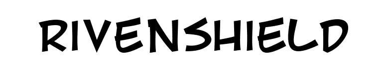 RivenShield font preview