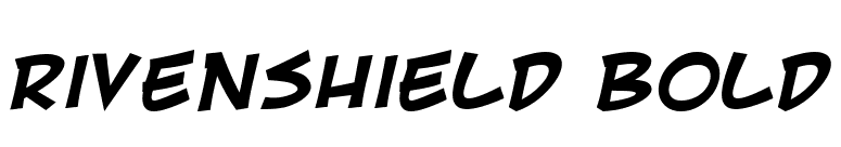 RivenShield Bold font preview
