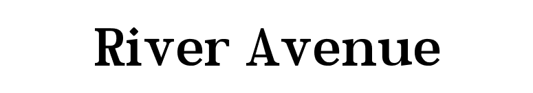 River Avenue font preview