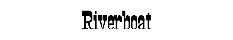 Riverboat font preview