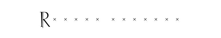 RivoliInitials font preview