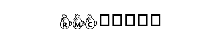 RMChicky font preview