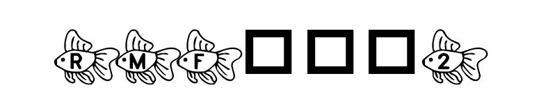 RMFish2 font preview