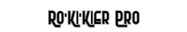 Ro'Ki'Kier Pro font preview