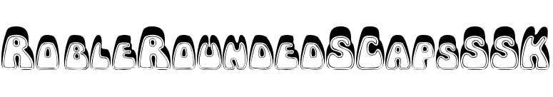 RobleRoundedSCapsSSK font preview