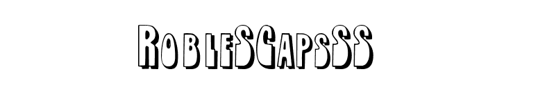 RobleSCapsSSK font preview